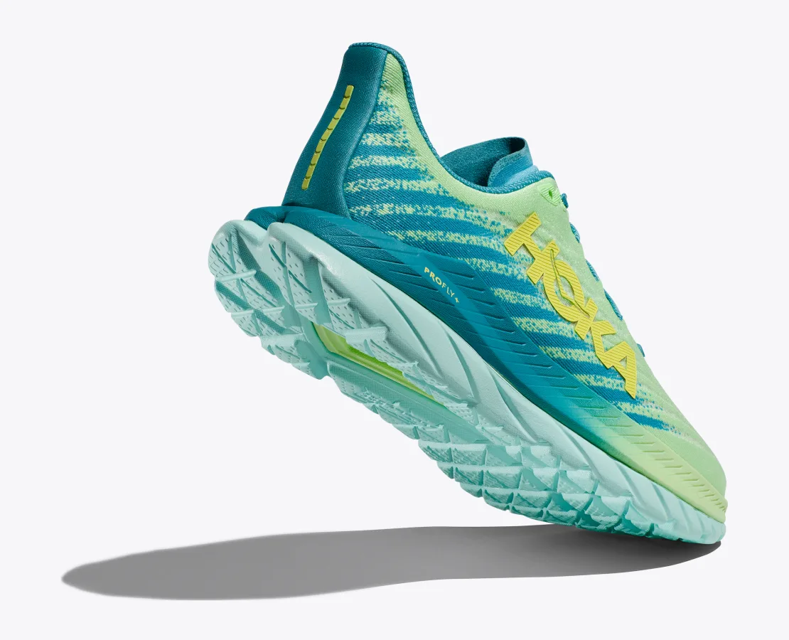 Hoka Men's Mach 5 LIME GLOW / OCEAN MIST