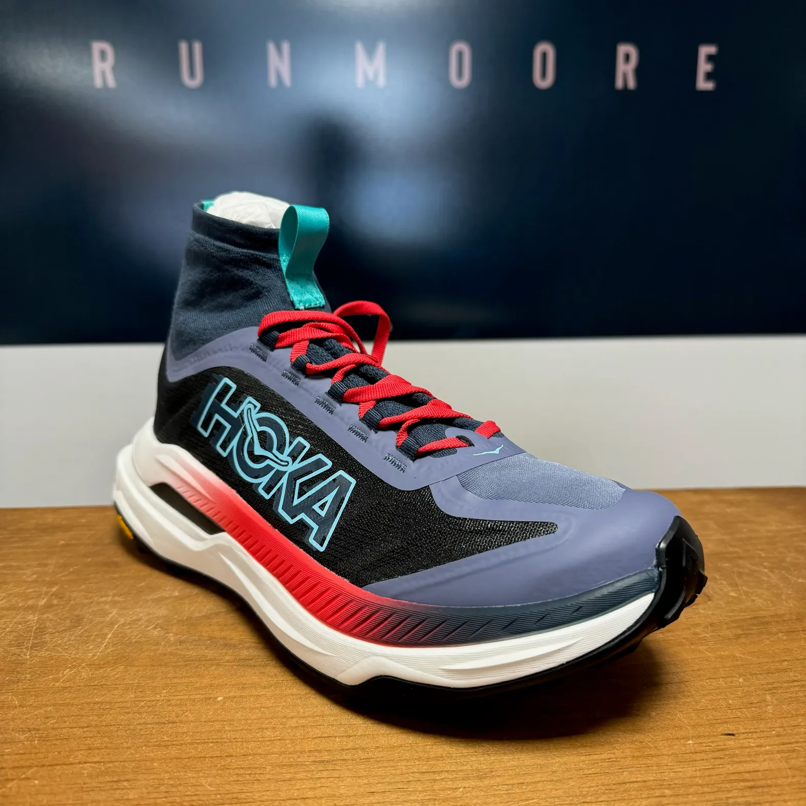 ryon★ Hoka Men's Tecton X 3 STORMY SKIES / CERISE