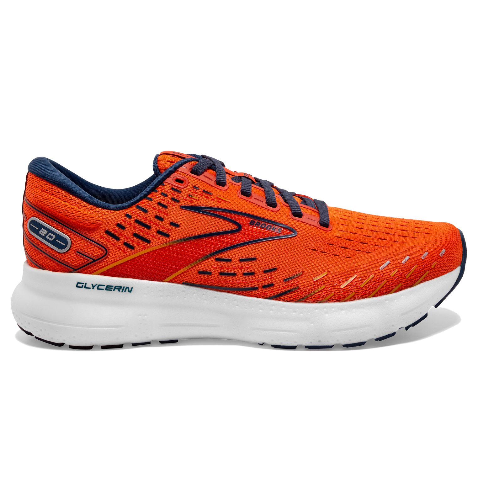 brooks men's glycerin 16 running shoes